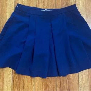Forever 21 Dark Blue Pleated Skirt